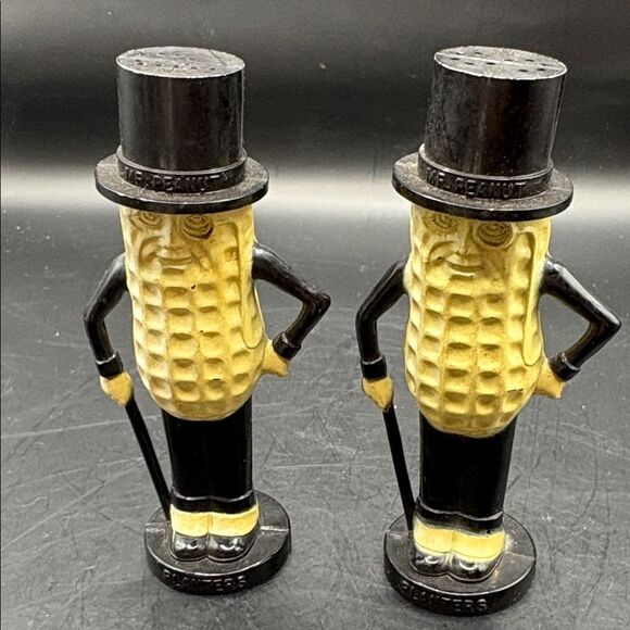 Planters Mr. Peanut Salt and Pepper Shakers - Picture 1 of 9